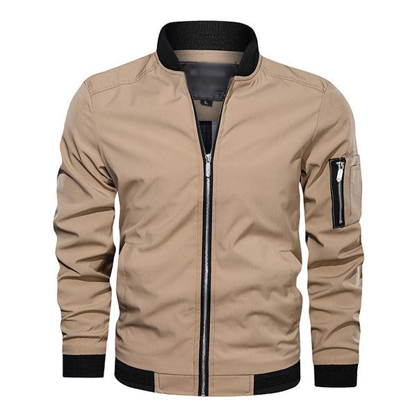 Men's Thin Baseball Collar Casual Jacket 72082655M