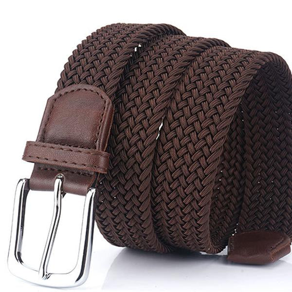 Mens 3.4Cm Woven Elastic Elastic Belt Belts