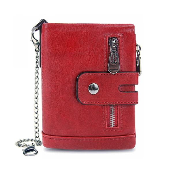 Vintage Folding Wallet 33299044X Red Wallet
