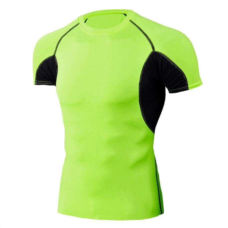 Men's Color Block Short Sleeve Quick Dry T-Shirt 47306015Y