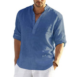 Men's Casual Solid Color Long Sleeve  62777317Y