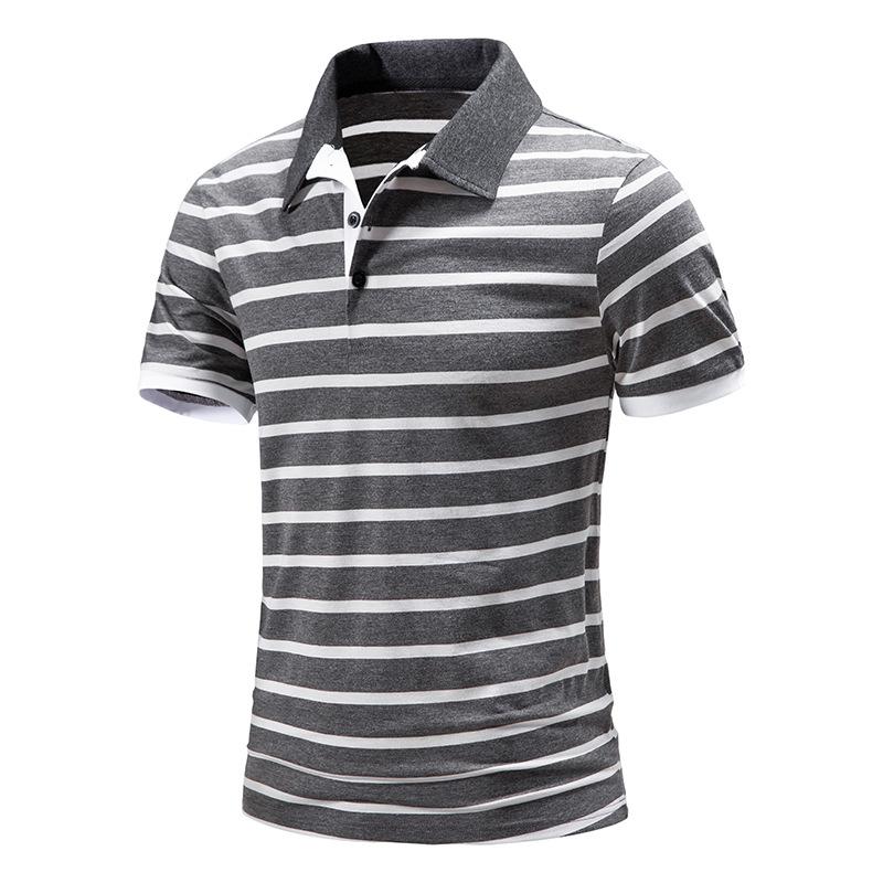 Men's Striped Short Sleeve Polo Shirt 78827440Z
