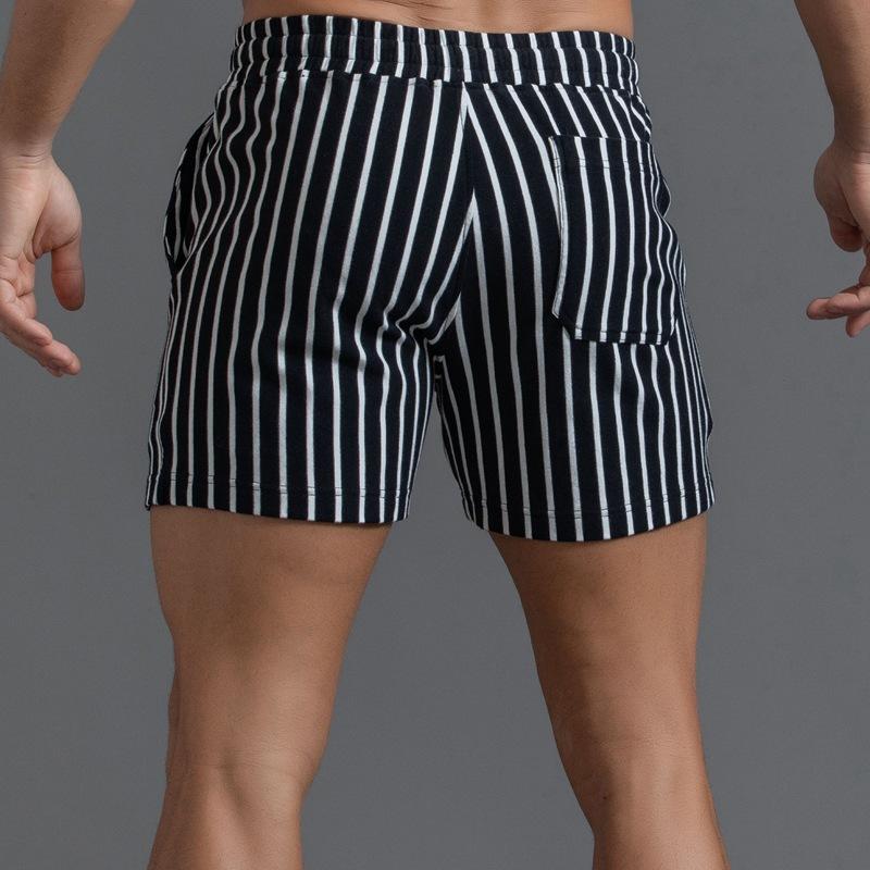 Men's Cotton Striped Casual Shorts 43487822Z
