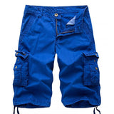 Mens Loose Casual Cotton Shorts 08731786M Blue / 30 Shorts