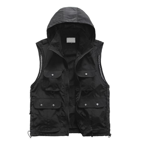Mens Outdoor Quick-Drying Vest X111 Black / M Vests