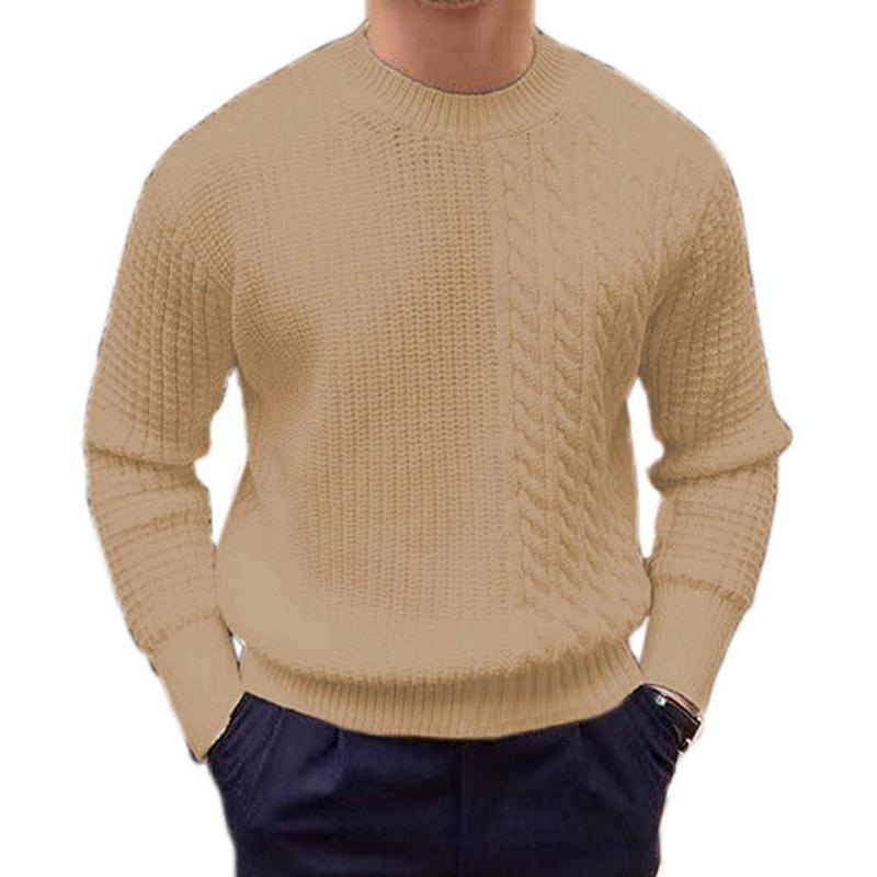 Men's Knitted Crew Neck Sweater 73209450X