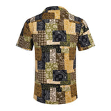 Men's Paisley Color Block Print Shirt 31628607Z