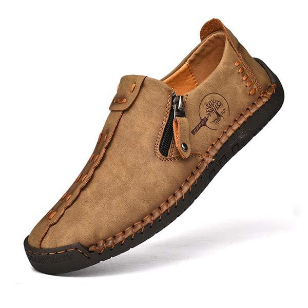 Mens Casual Slip-On Shoes 75561028 Khaki / 6 Shoes