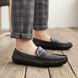 MEN'S SLIP-ON LEATHER SHOES 57770758