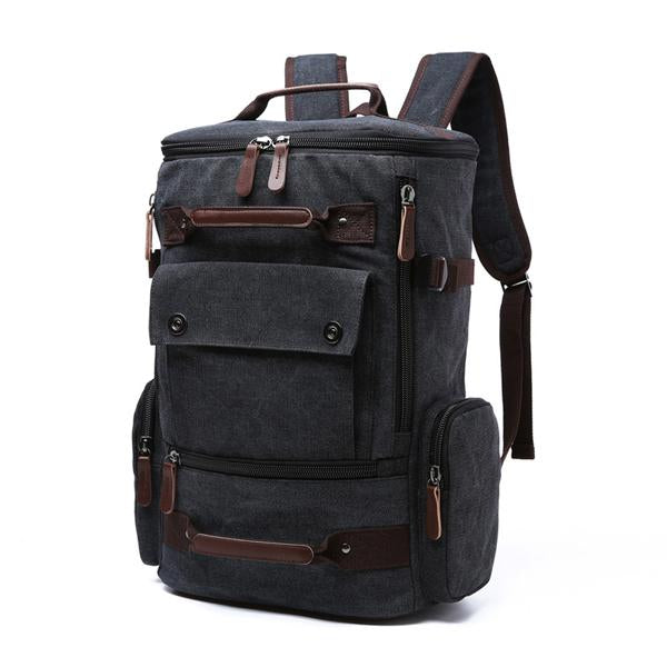 Vintage Multifunctional Backpack Black Bag