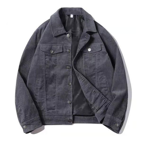 Mens Vintage Corduroy Jacket 30569040W Gray / M Coats & Jackets