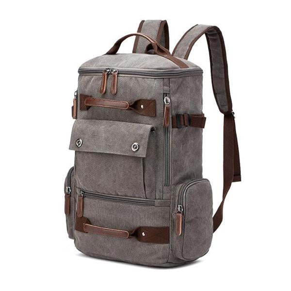 Vintage Multifunctional Backpack Gray Bag