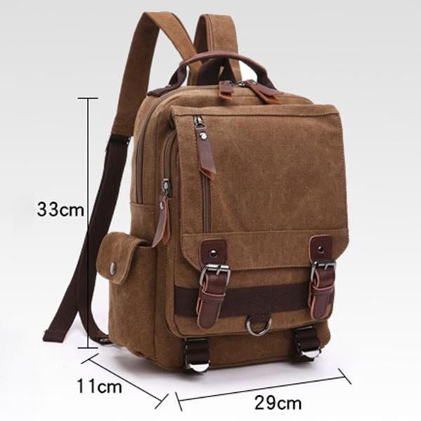 Casual Canvas Outdoor Travel Backpack 52963602M Backpacks