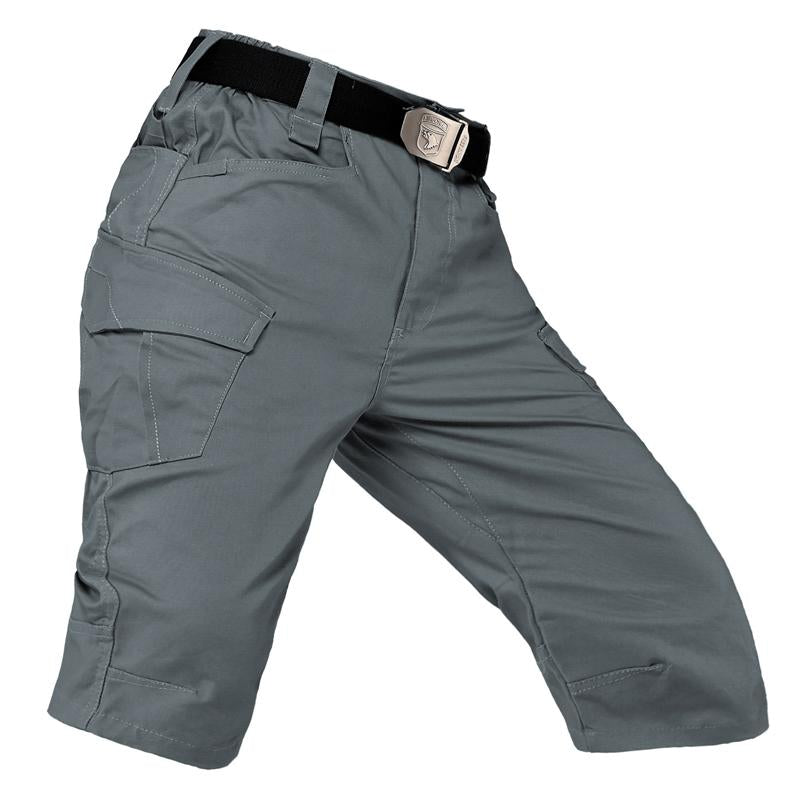 Pantalones cortos cargo de color liso para hombre 48530337Y (sin cinturón)