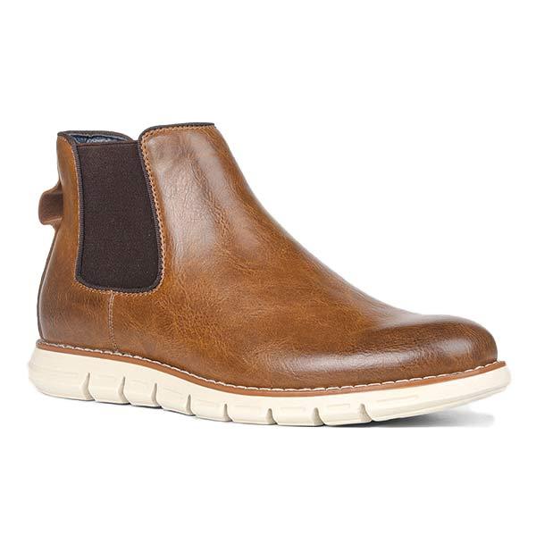 Mens Polished Chelsea Boots 70524386 Brown / 6.5 Shoes