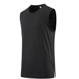 Men's Solid Color Sleeveless Quick Dry T-Shirt 19832642Y