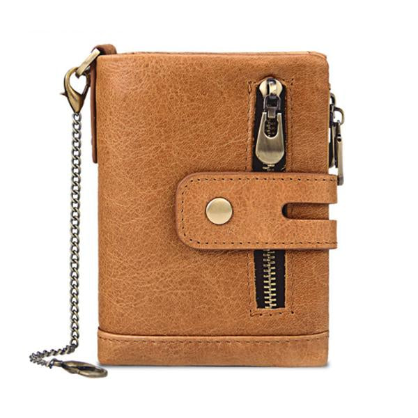 Vintage Folding Wallet 33299044X Light Brown Wallet