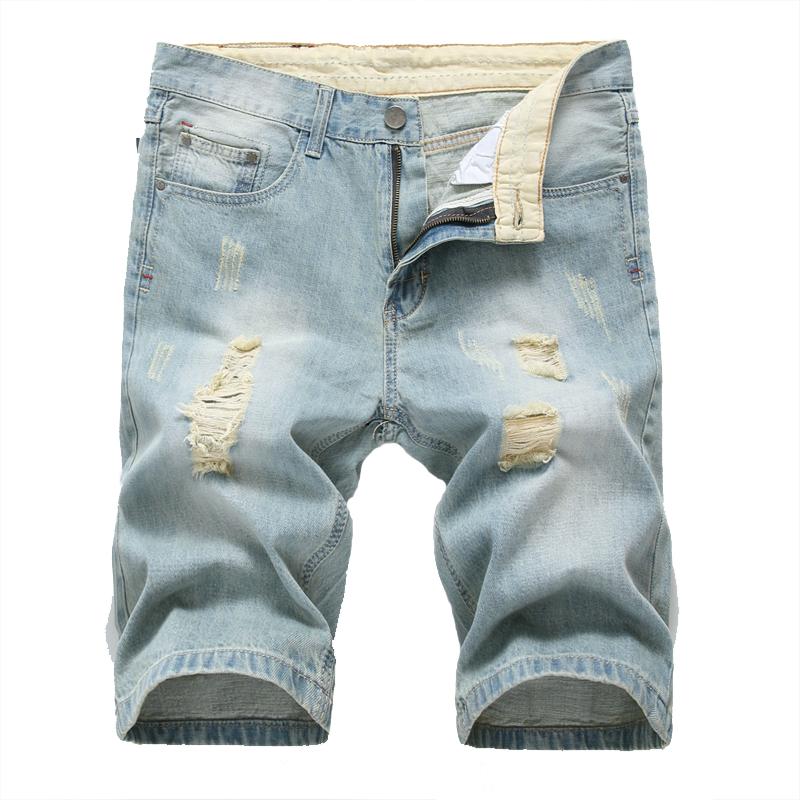 Short en jean déchiré vintage pour homme 89137494Y