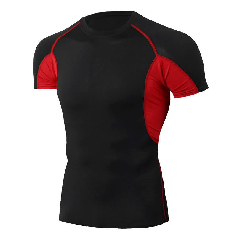 Men's Color Block Short Sleeve Quick Dry T-Shirt 47306015Y