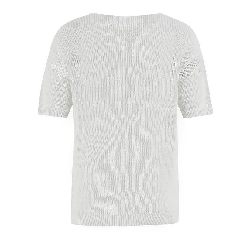 Men's V-neck Sweater T-shirt 89267479X