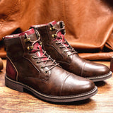 Mens Patchwork Ankle Boots 27607163W Shoes