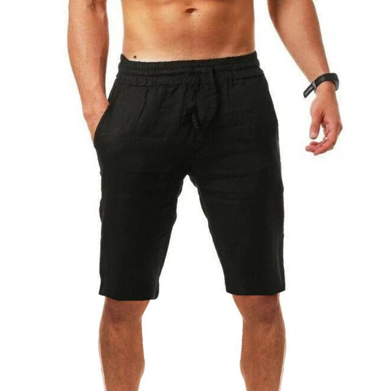 Men's Casual Solid Color Shorts 87419178Y