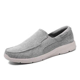 Mens Lightweight Slip-On Canvas Shoes 66392529 Grey / 6.5 Shoes