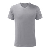 Men's Cotton V-Neck Short Sleeve T-Shirt 89763931X