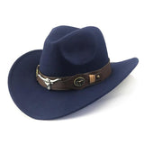 Western Cowboy Hat 79391363M Navy / M(56-58Cm) Hats