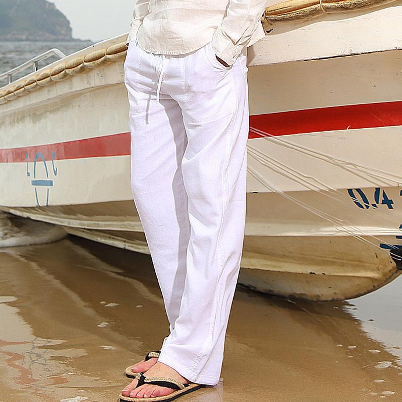 Men's Casual Solid Color Pants 84660129Y