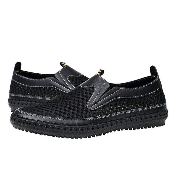 Mens Mesh Rubber Moccasins 64673184 Shoes