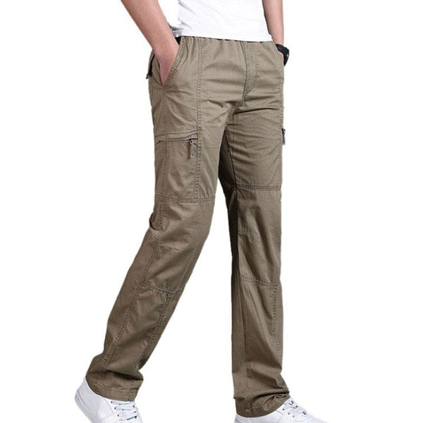 Men's Casual Loose Thin Straight Cargo Pants 22852672M