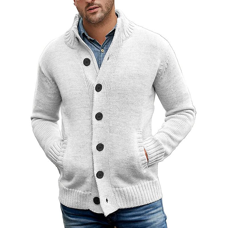 Men's Casual Single Breasted Knit Cardigan 88971813M