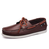 Mens Casual Leather Shoes 41603460 Red Wine / 6 Shoes