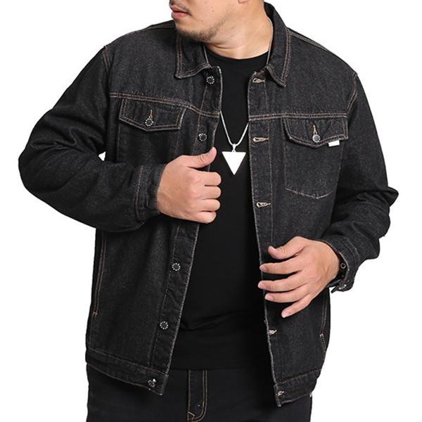 Mens Loose Casual Classic Denim Jacket 84177810M Coats & Jackets