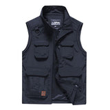 Mens Outdoor Casual Quick-Drying Vest 86959973M Dark Blue / M Vests