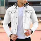 Men's Hooded Workwear Multi-Pocket Jacket 53780015X