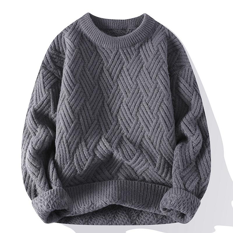 Men's Casual Twist Pullover Knitwear 94977763M