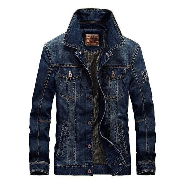 Men's Denim Casual Loose Jacket 96604351M – Manlytshirt