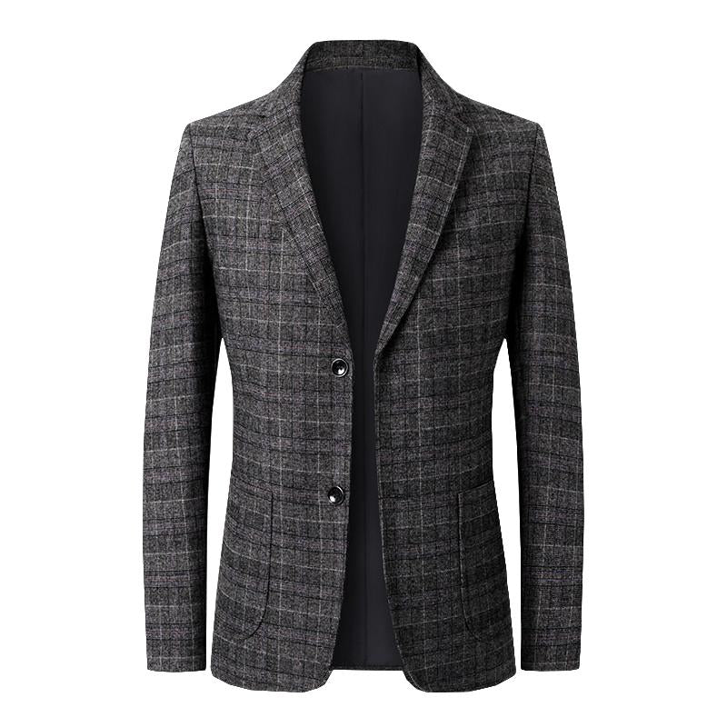 Men's Casual Slim Check Blazer 53304388X