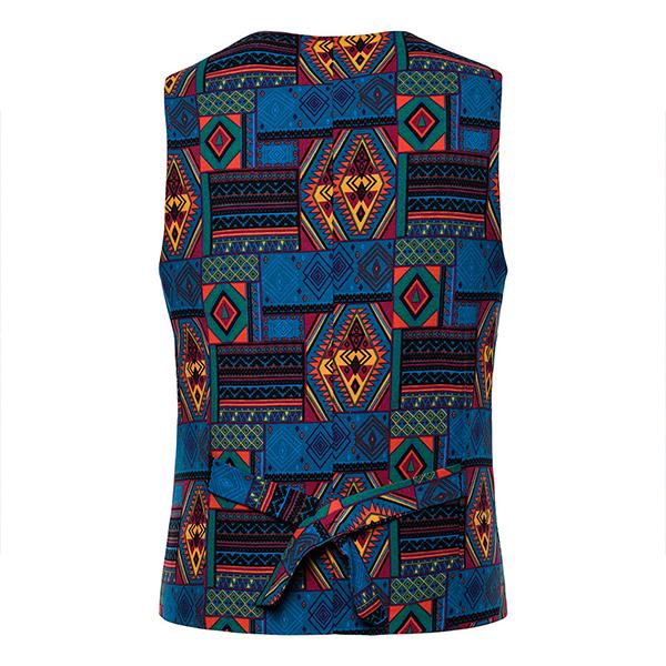 Mens Vintage Print Vest 48006166M Vests