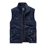 Men's Casual Outdoor Multi-pocket Workwear Vest 28458245M