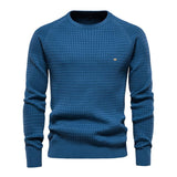 Men's Casual Crew Neck Cotton Knit Sweater 87872325M