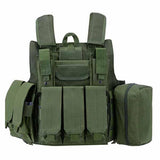 Mens Multifunctional Outdoor Tactical Vest 24165292A Army Green / Free Vests