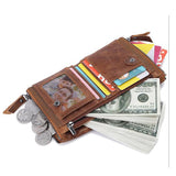 Vintage Double Zip Wallet 71305916X Wallets & Money Clips