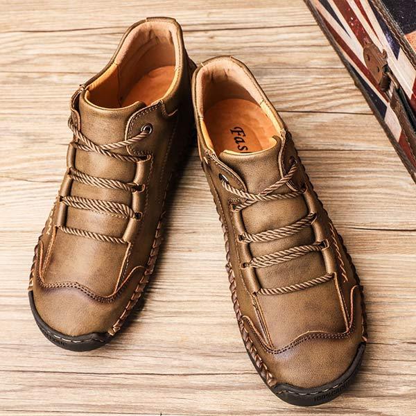 Mens Vintage Leather Boots 51617820 Shoes