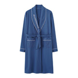 Men's Cotton Long Sleeve Medium Pajama Robe 10508017M