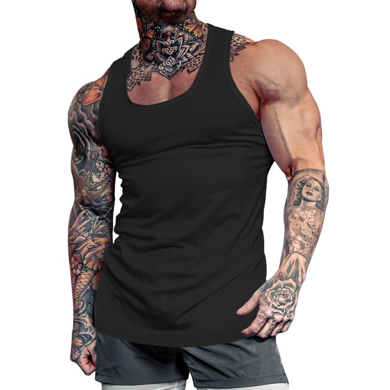 Men's Solid Color Sports Tank Top 18966384X