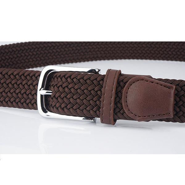 Mens 3.4Cm Woven Elastic Elastic Belt Belts