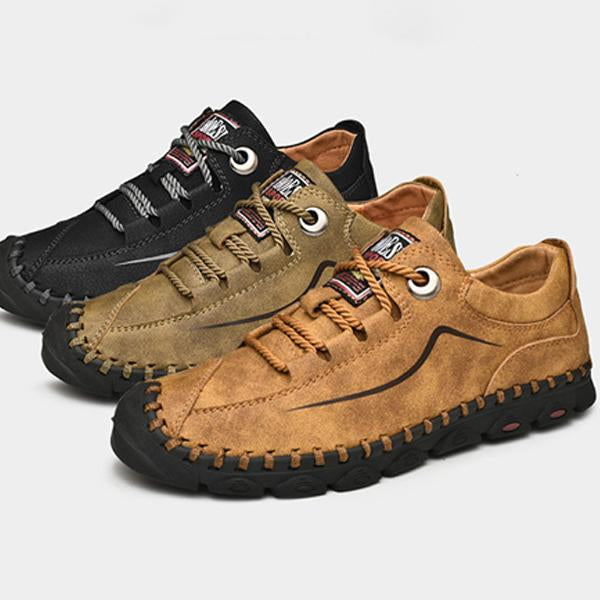 Mens Casual Lace Up Handmade Shoes 26804208M Shoes